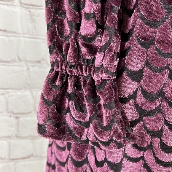 MICHAEL Michael Kors Burnout Velvet Flounce Dress Size XXS - Picture 8 of 16